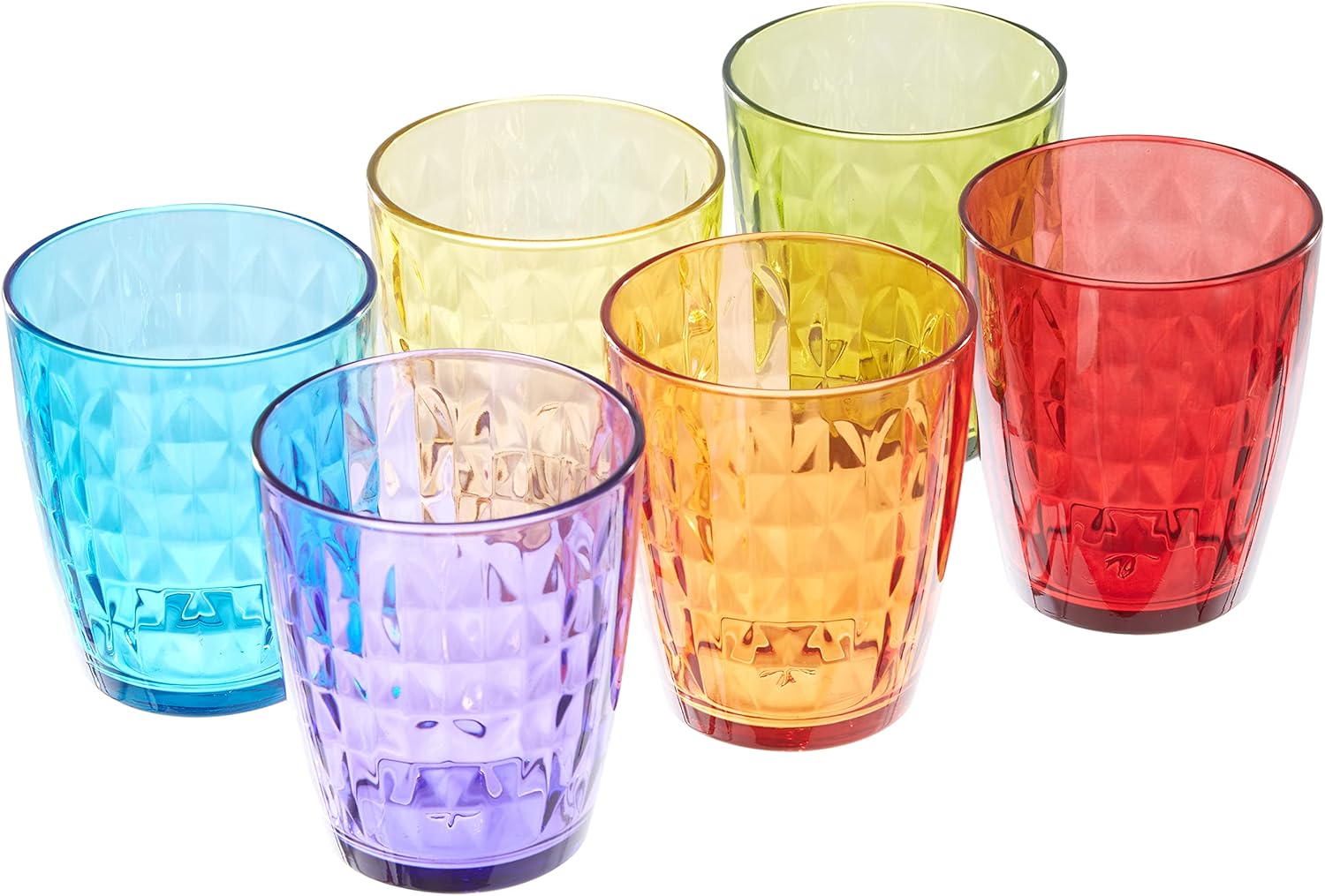 Tognana Gemma - Set 6 Bicchieri cc 320, Multicolore - immagine 1