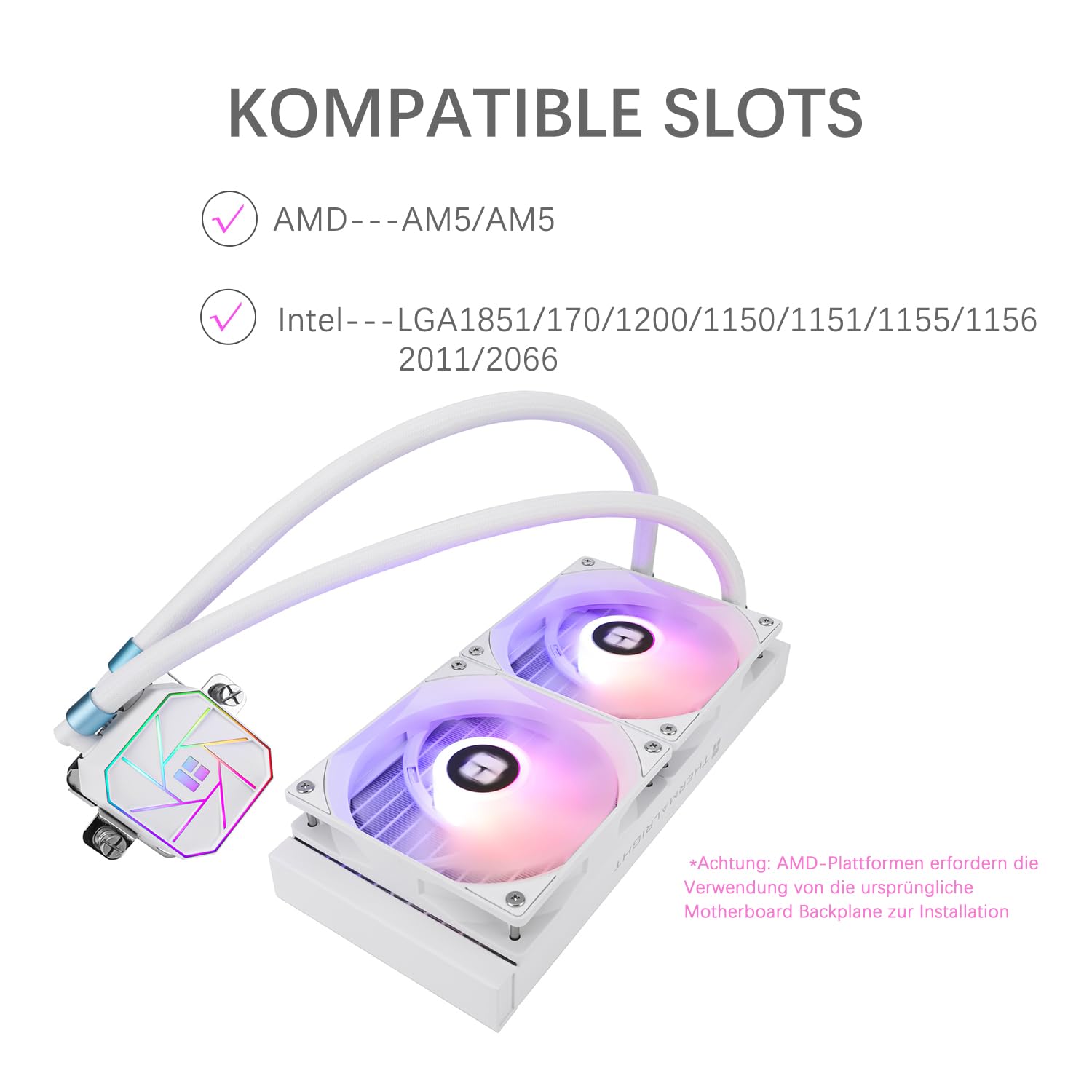 Aqua Elite 240 V3 - Raffreddamento ad Acqua CPU AIO - immagine 3