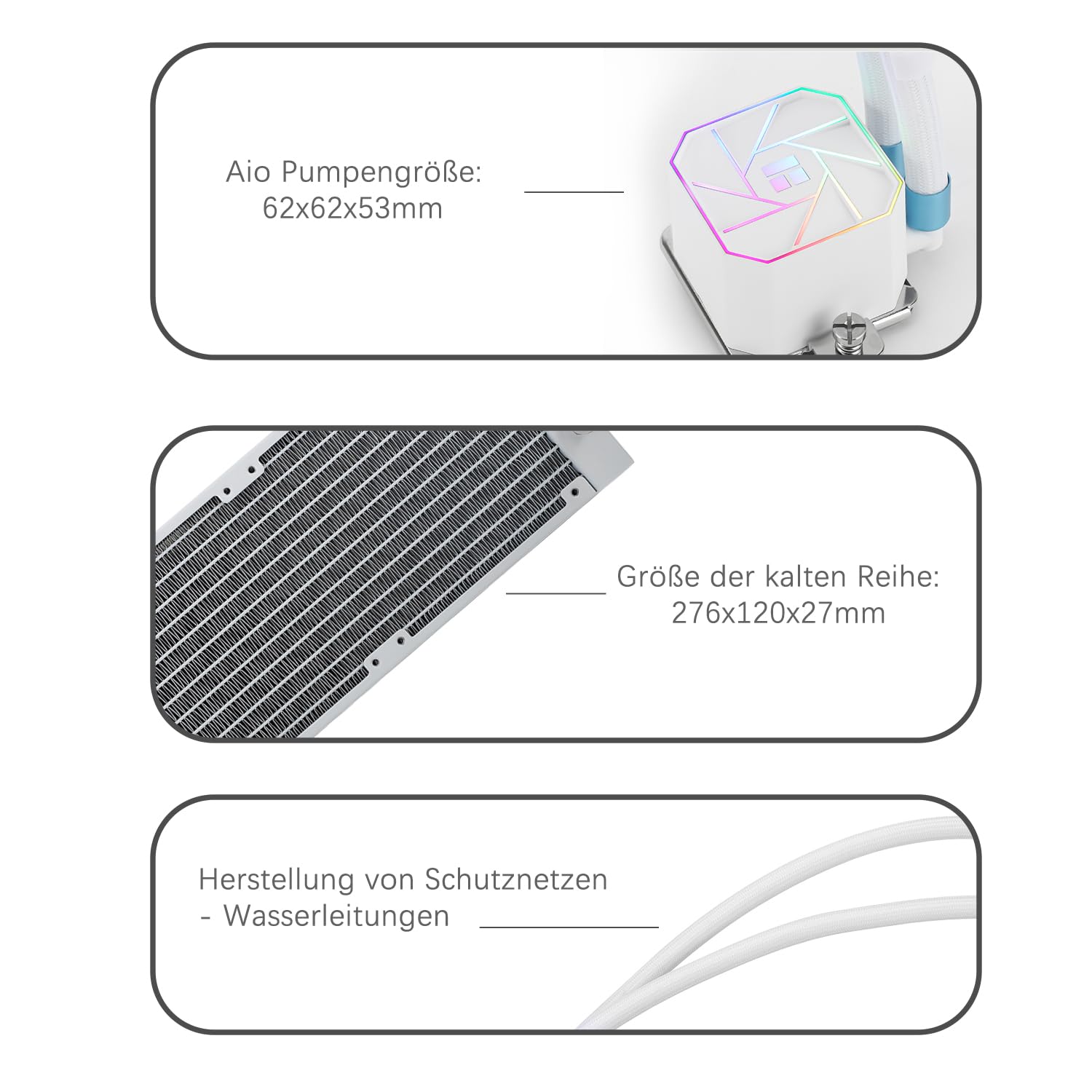 Aqua Elite 240 V3 - Raffreddamento ad Acqua CPU AIO - immagine 4