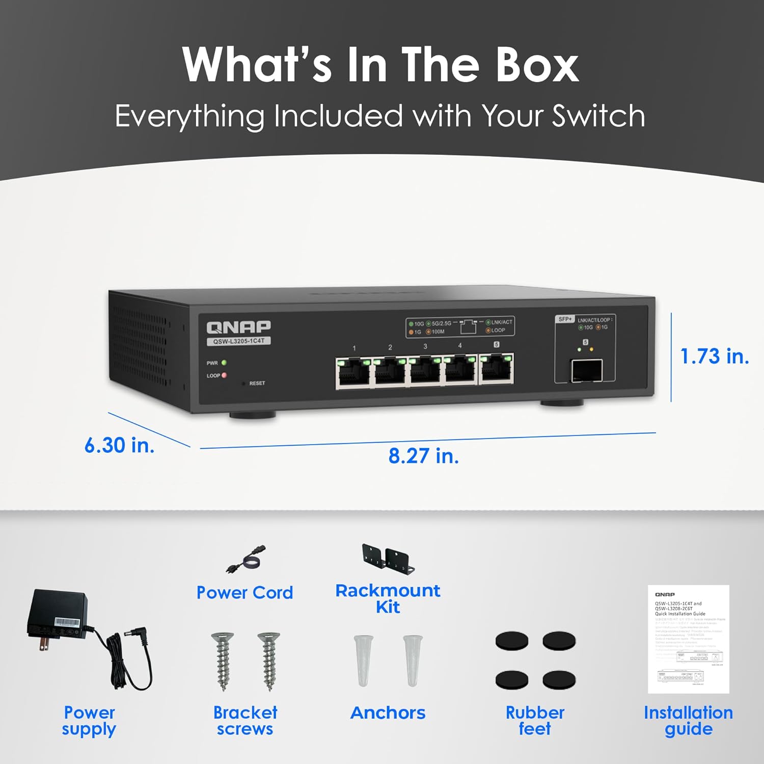Qnap Switch QSW-L3205-1C4T Lite-Managed - immagine 7