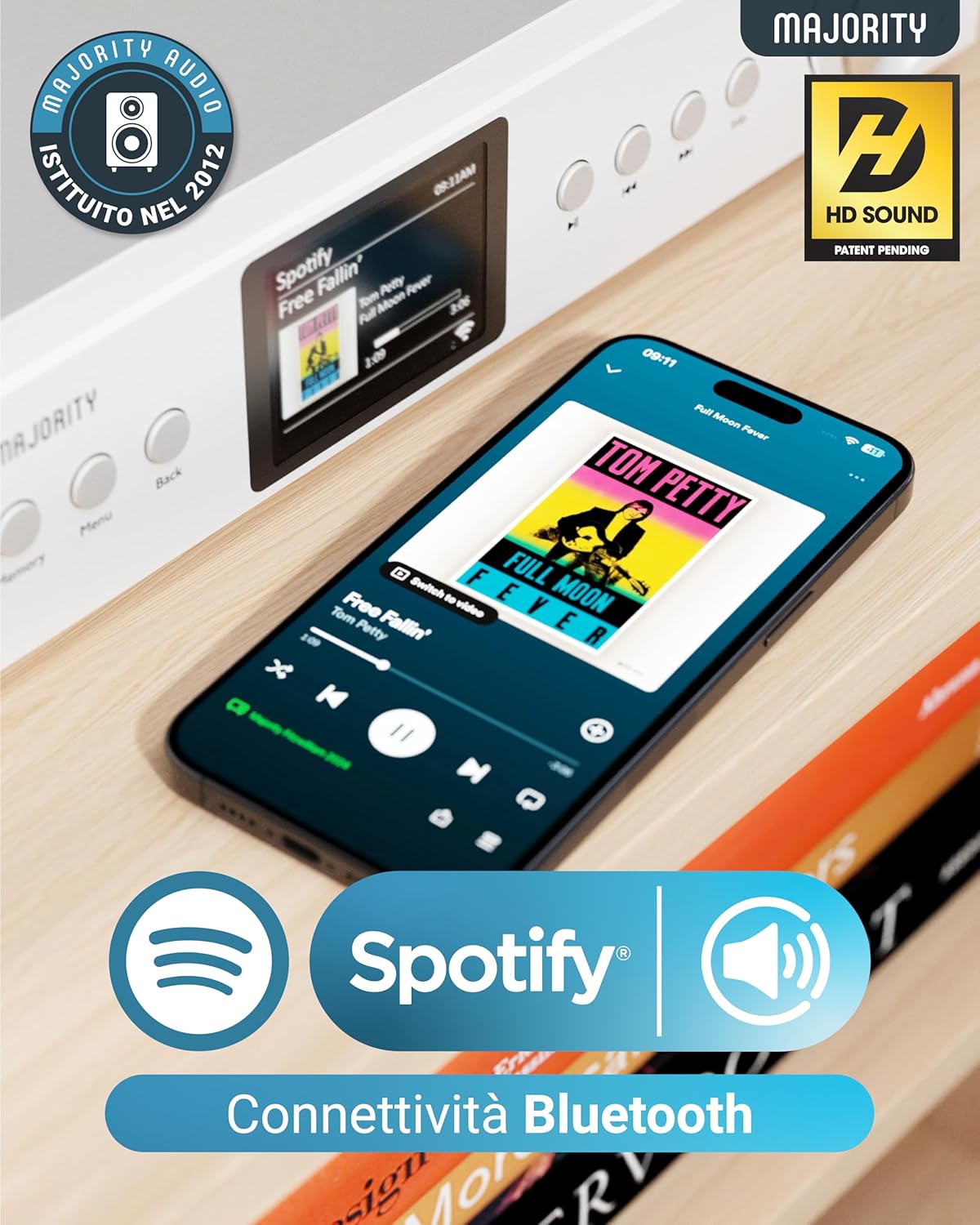 Majority Fitzwilliam Streamer Hifi - Radio Internet Wifi - immagine 2