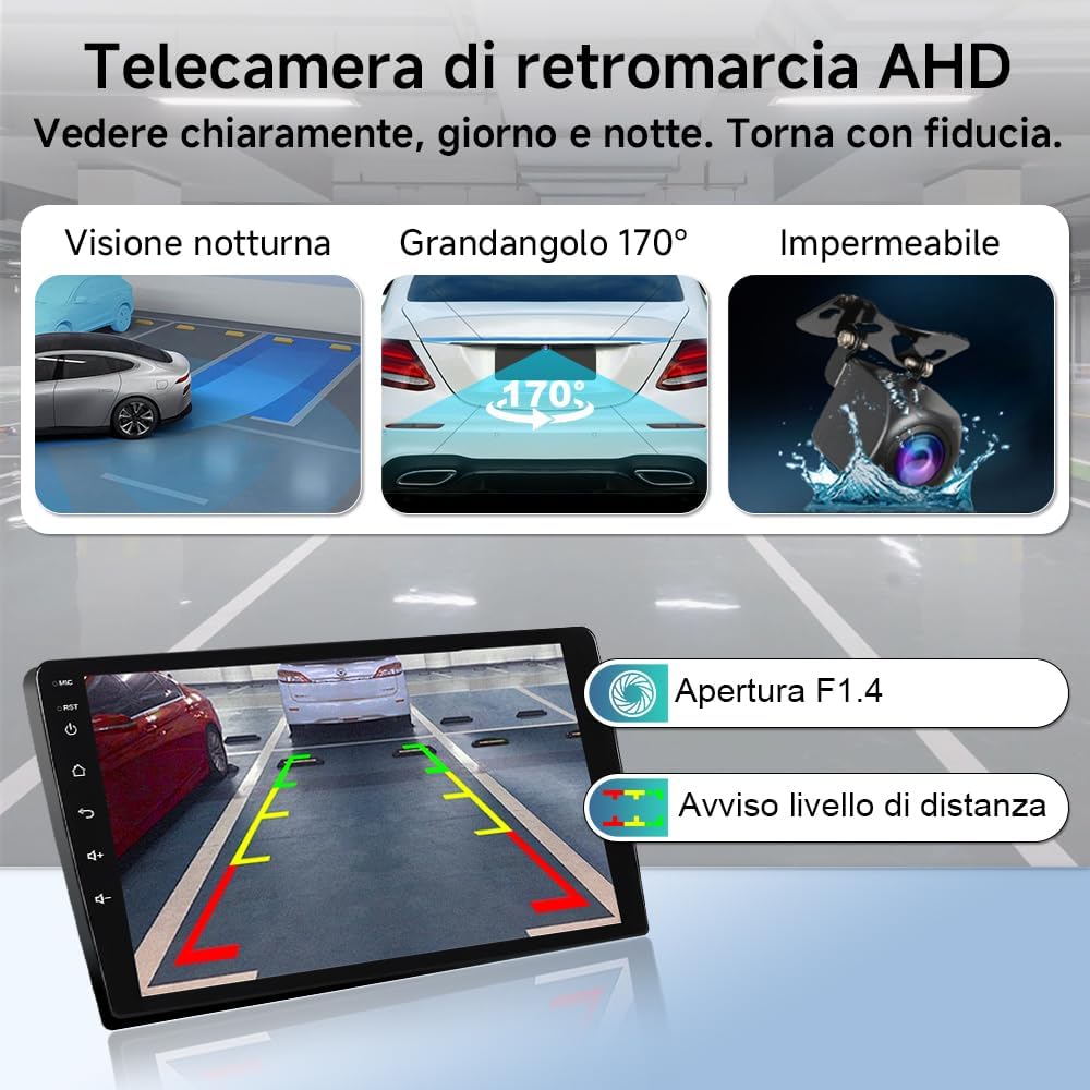 Autoradio Android 15 4G+64G per Ford Kuga Escape C-Max - immagine 7