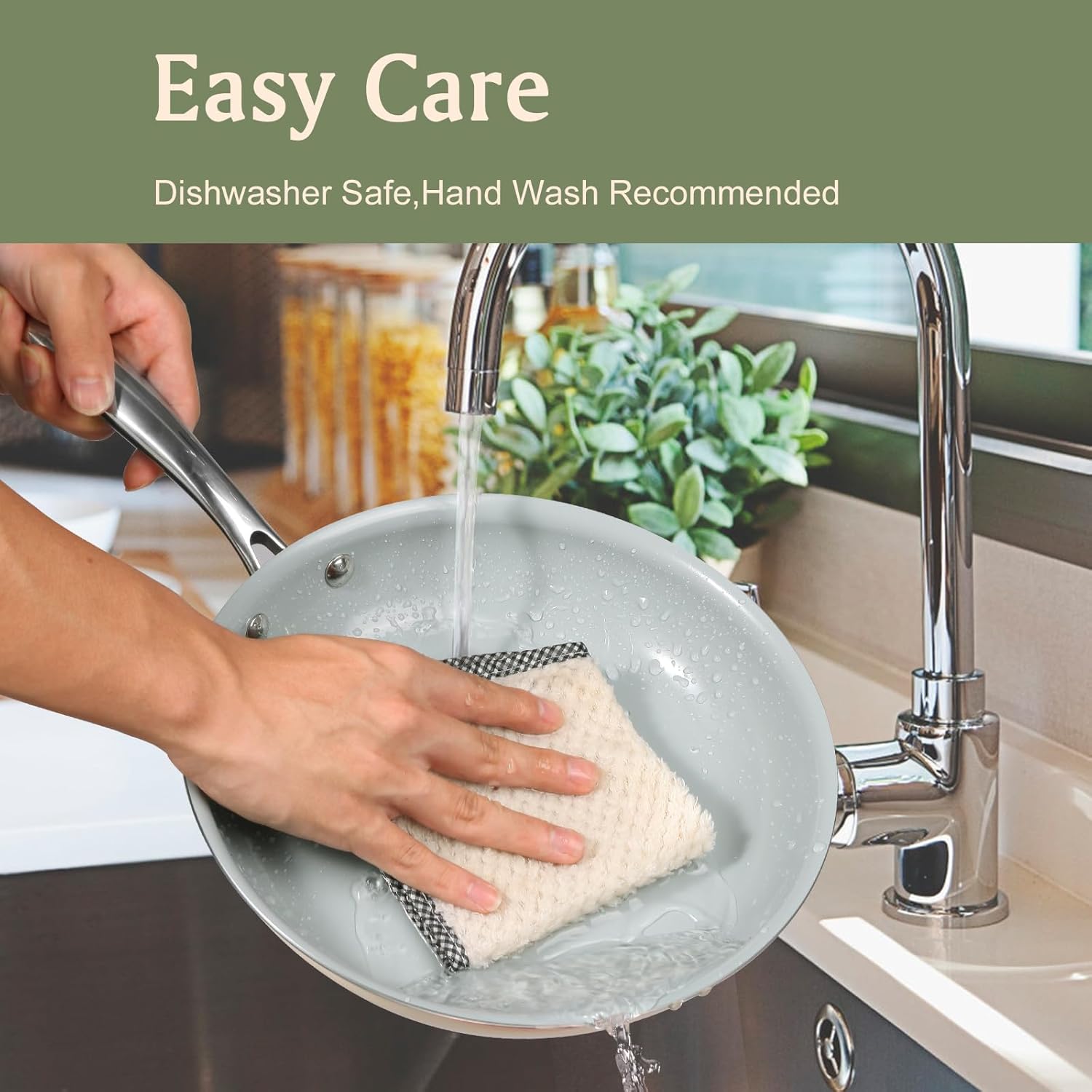 Set di Padelle in Ceramica Antiaderente (20, 24, 28 cm) - immagine 7