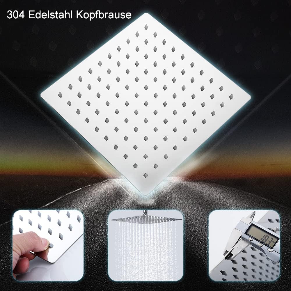 Görbach Colonna Doccia Acciaio Inox Senza Miscelatore - immagine 2