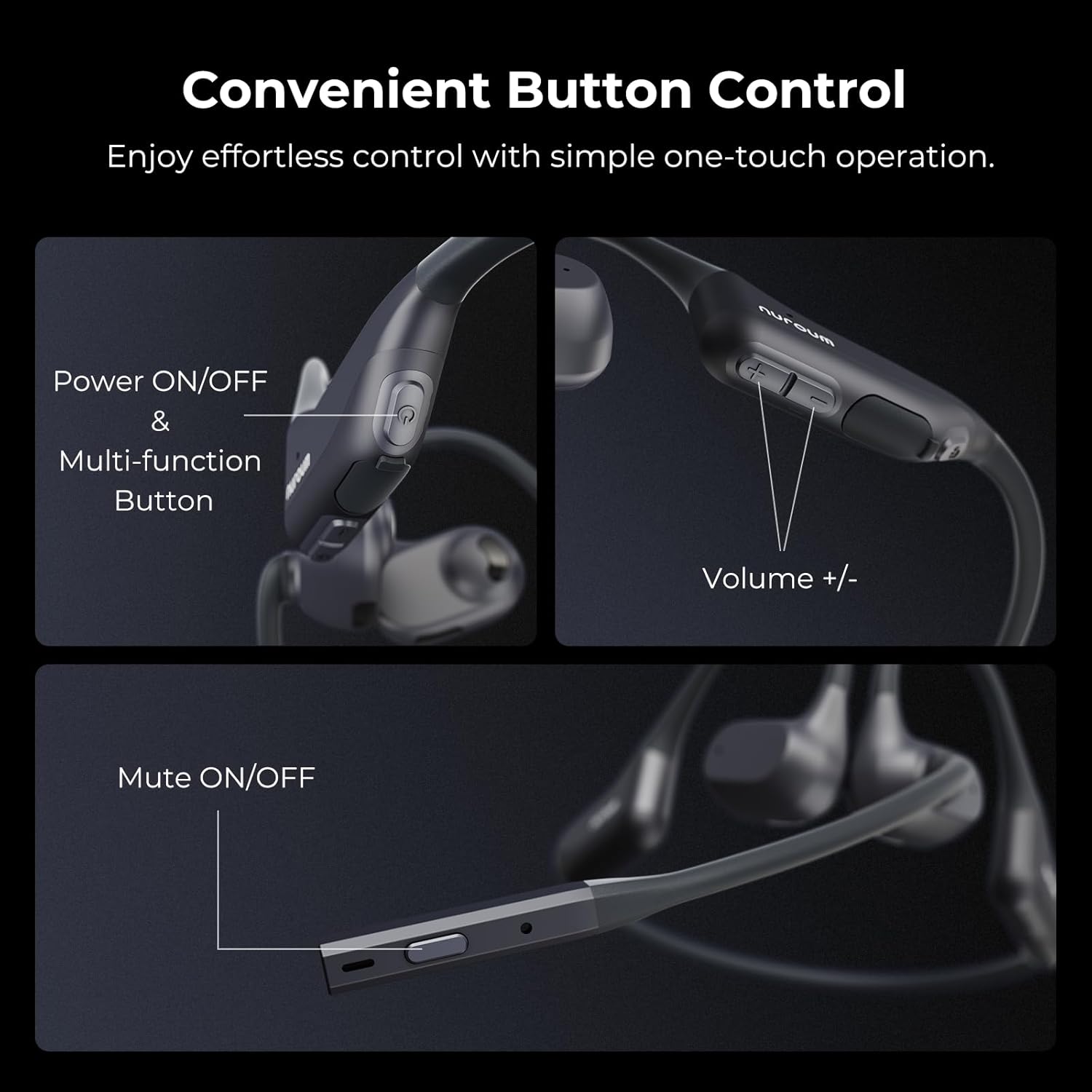 Nuroum OpenEar Pro 2 - Cuffie Bluetooth con dongle - immagine 7