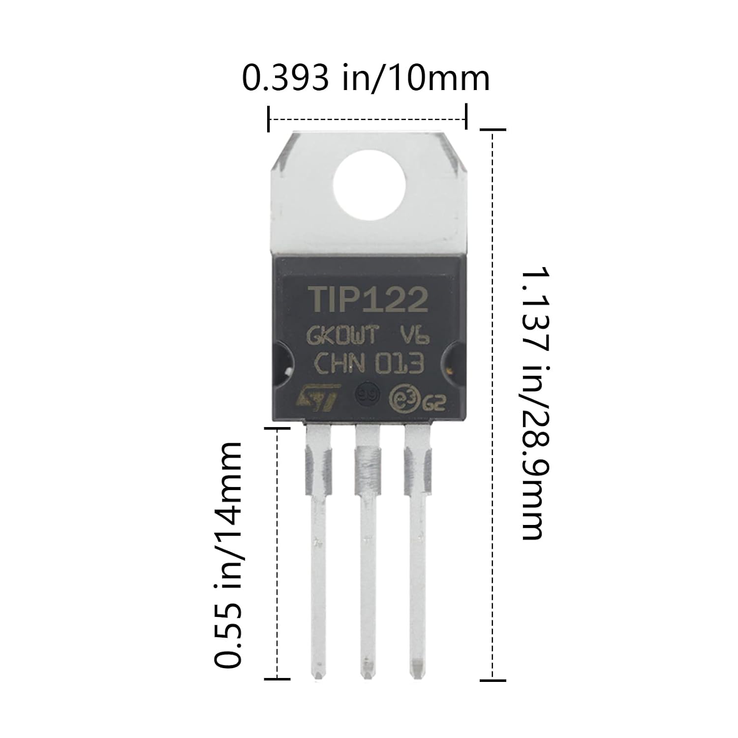 AUKENIEN 11 Valori TIP Transistor Potenza Silicio TIP31C TIP32C TIP41C ...