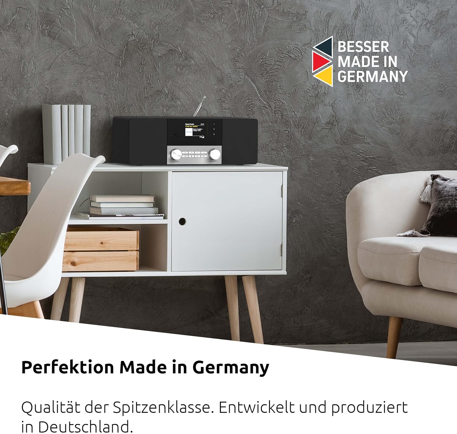 Technisat DIGITRADIO 4 C - Radio Digitale Stereo, Bianco - immagine 7