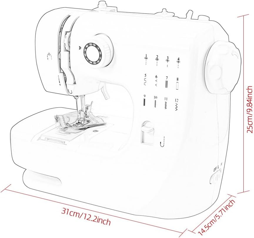 Evomosa Macchina da Cucire Elettrica Portatile - immagine 3