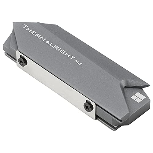 TR -M.2 2280-HETSINK Charming per M.2 2280 SSD, dissipatore di Calore a Doppio Lato con Cuscino in Silicone Termico, Raffreddatore SSD Ad Alta Prestazioni Desktop