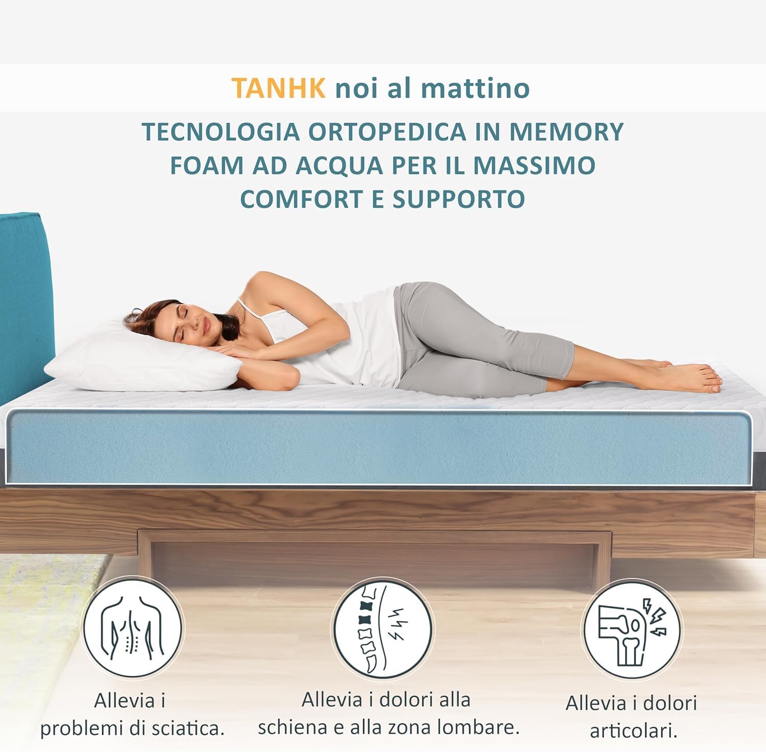 Tanhk Materasso Singolo Memory Foam Ortopedico - immagine 5