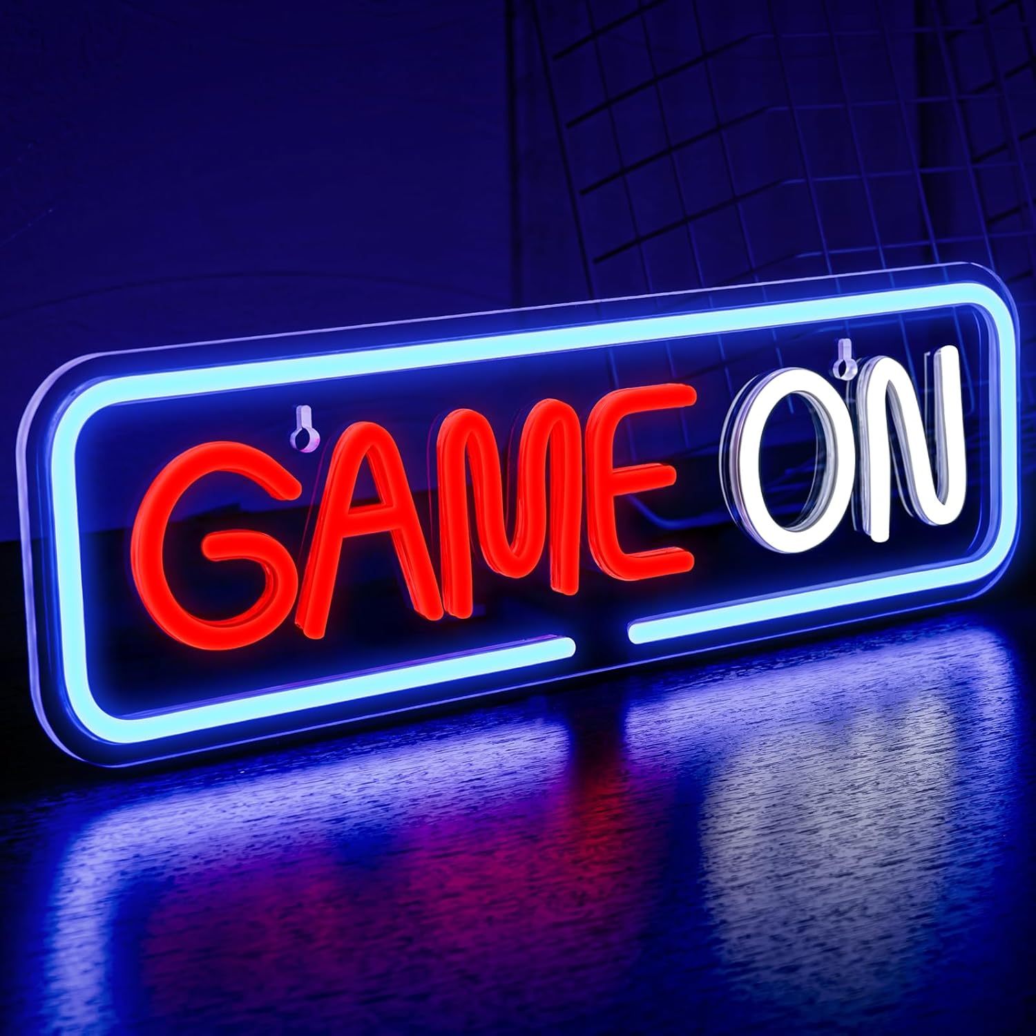 Game On Neon Led Rosso e Bianco - immagine 1