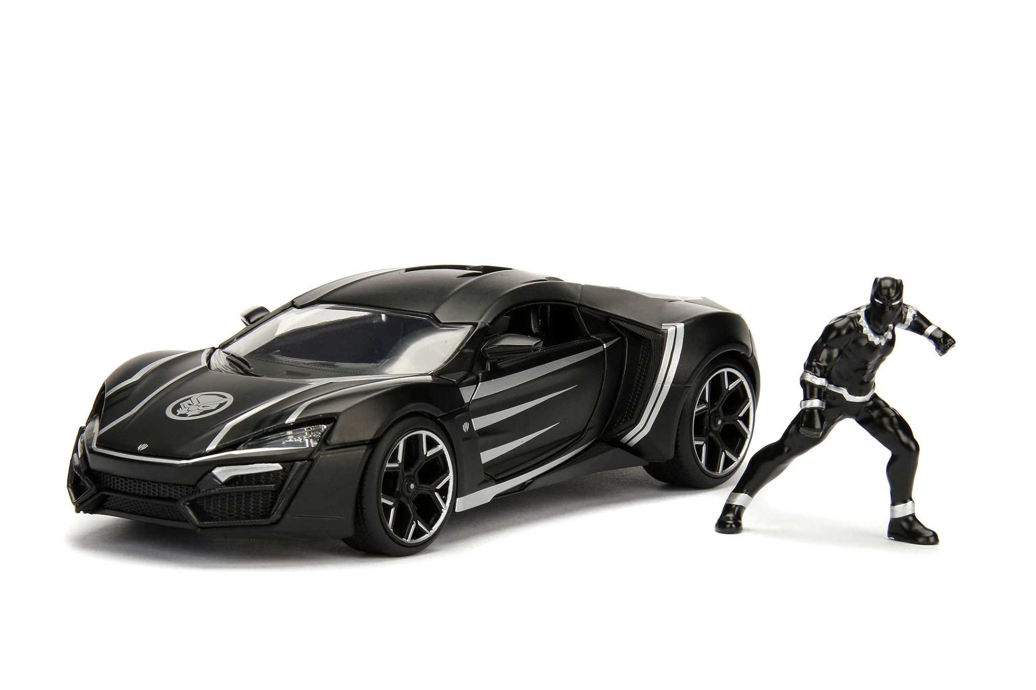 Jada TOYS - Marvel Avengers Lykan HyperSport in scala 1:24 con personaggio, + 8 anni, 253225004