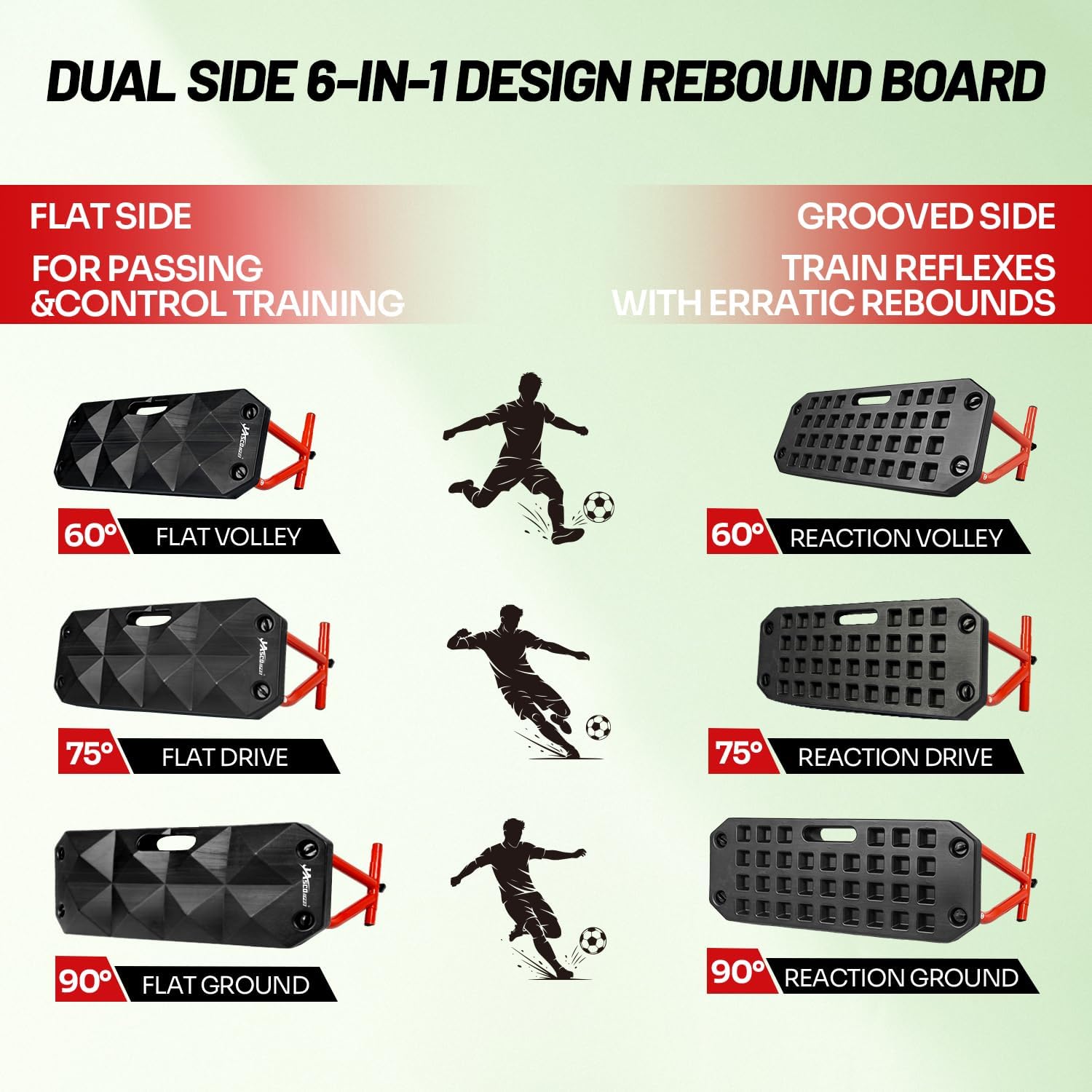 Tavola di Rimbalzo per Calcio Portatile 80x30 cm - immagine 7