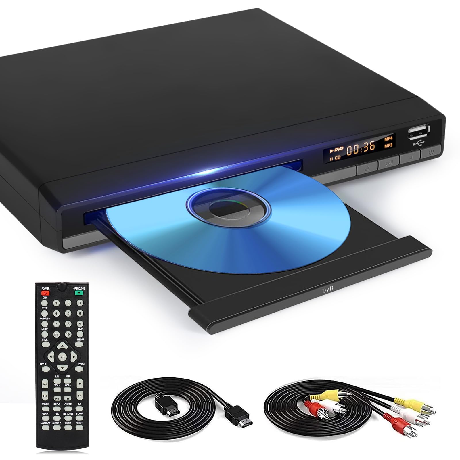 Lettore DVD HD Region Free con Porta HDMI per Smart TV