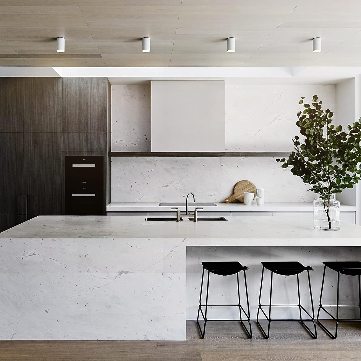 Klighten 2 Pcs Faretto a Soffitto Cilindro Bianco - immagine 7