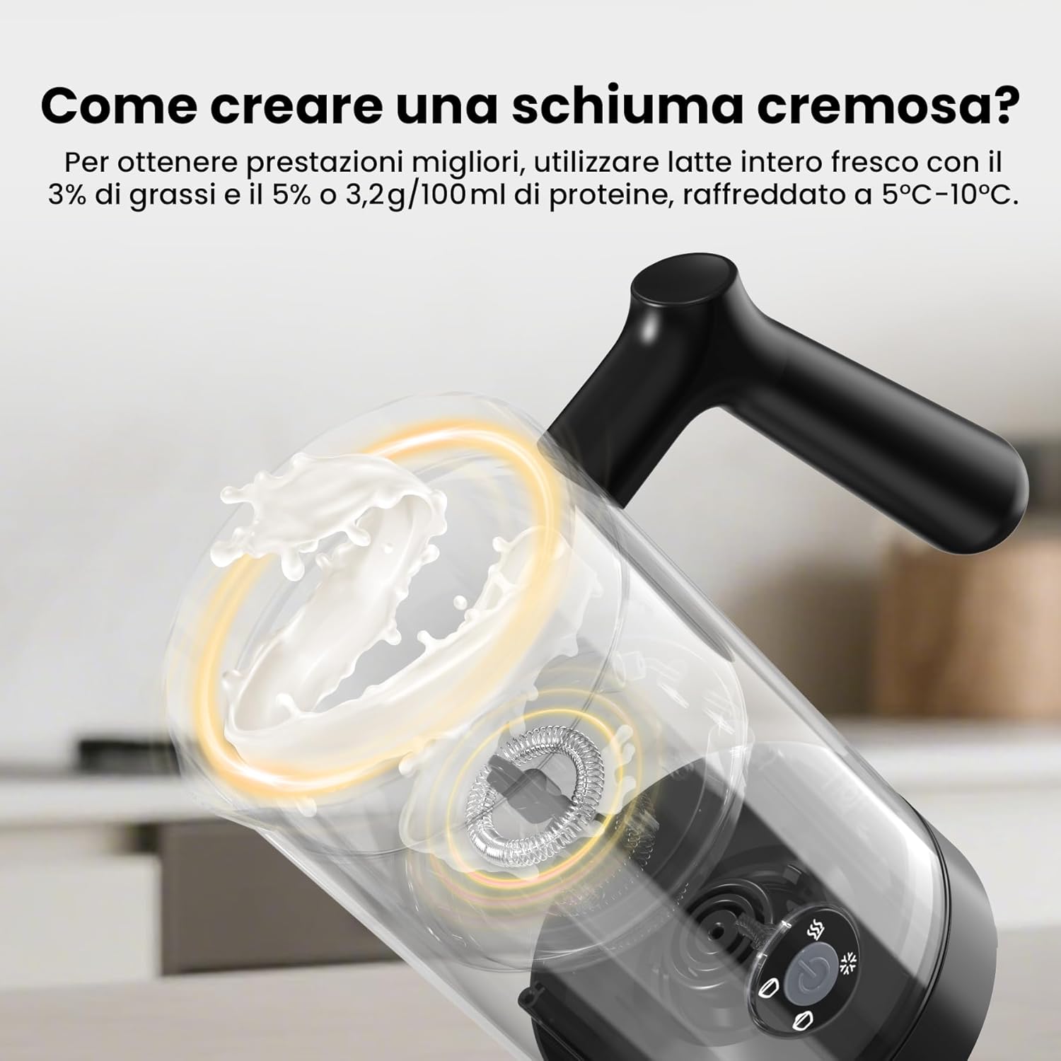 Casimhu Montalatte Elettrico 4 in 1 - immagine 3