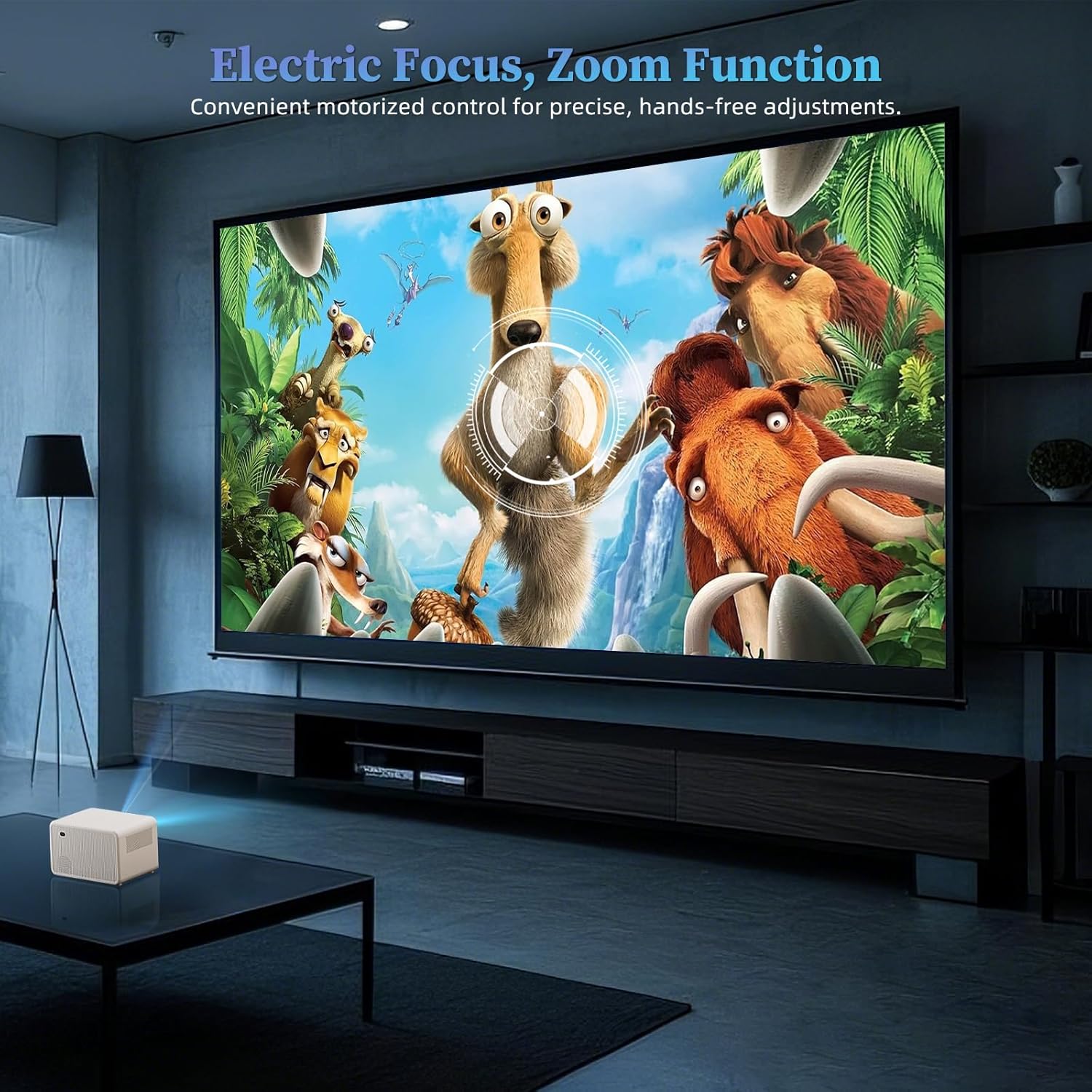 Proiettore Portatile 1080P Full HD WiFi 5G Bluetooth 5.1 - immagine 3