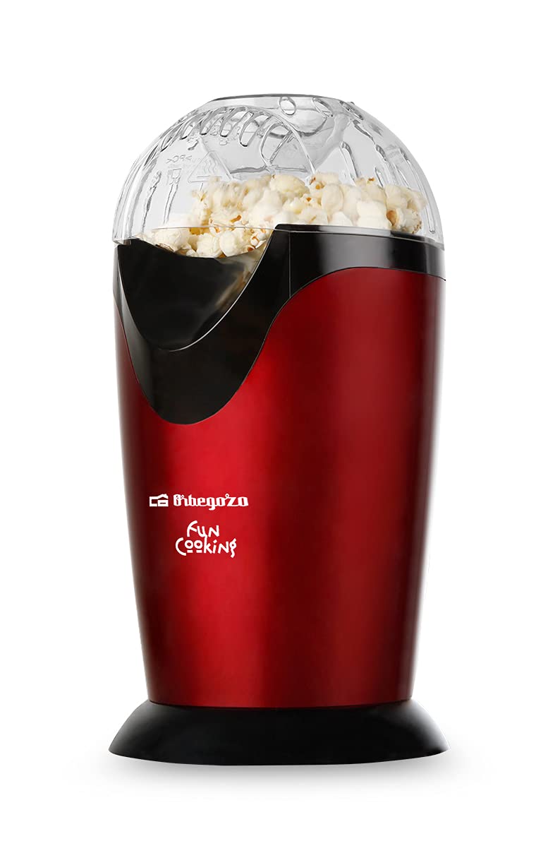Orbegozo PA 4300 - Macchina Popcorn 1000W, Rossa