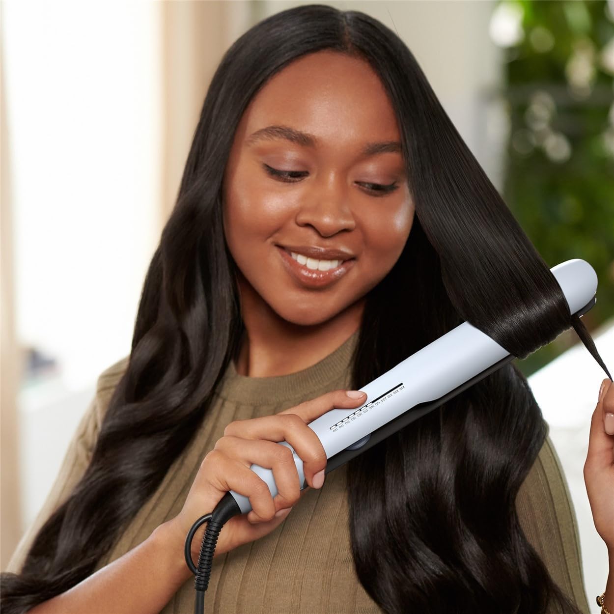 Philips Serie 5000 - Piastra per Capelli, Bianco - immagine 3