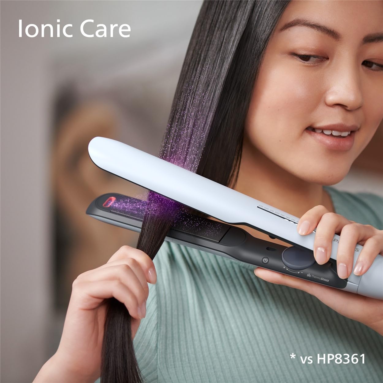 Philips Serie 5000 - Piastra per Capelli, Bianco - immagine 6