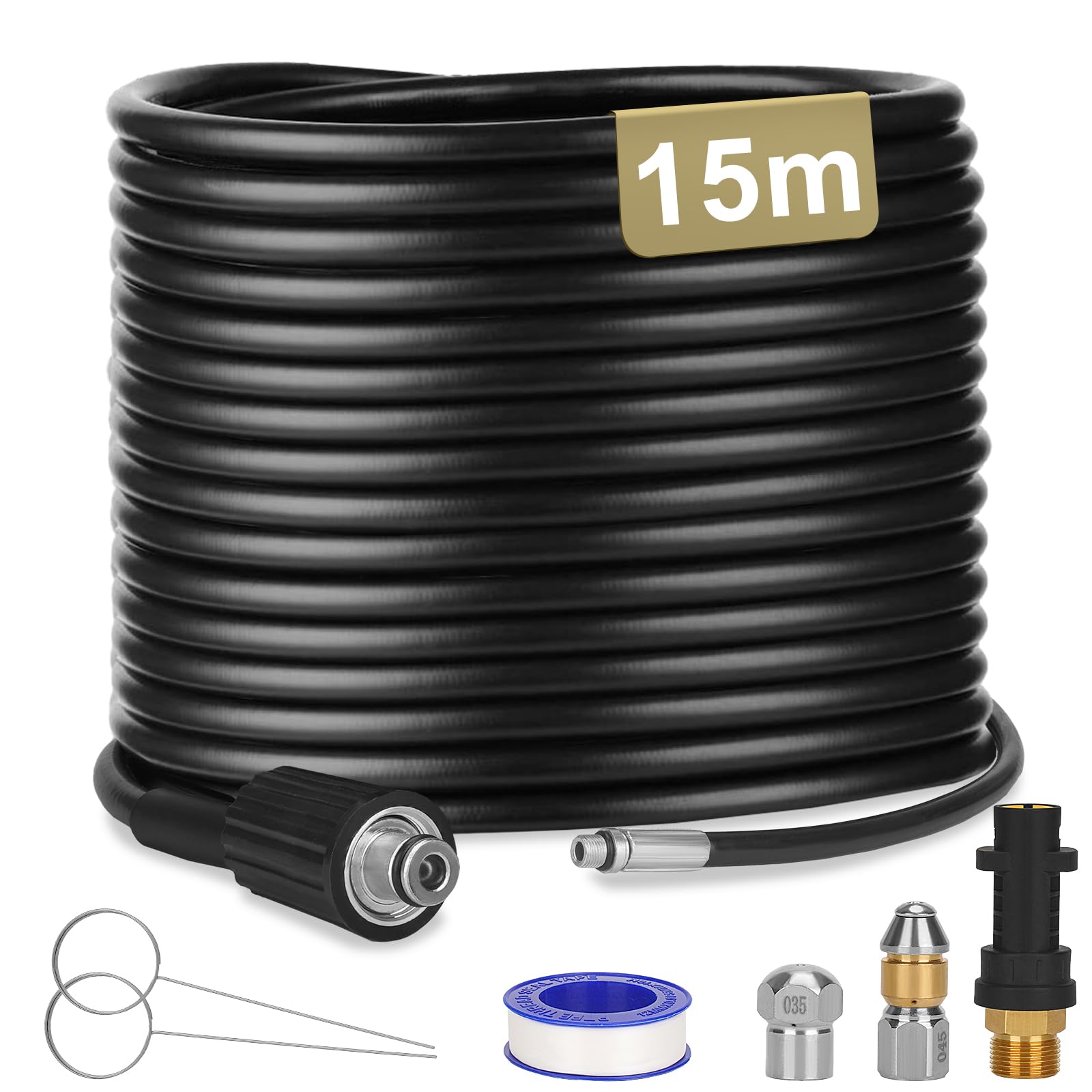 Ajiteogy Tubo Sturatubi 15M per Idropulitrice Kärcher