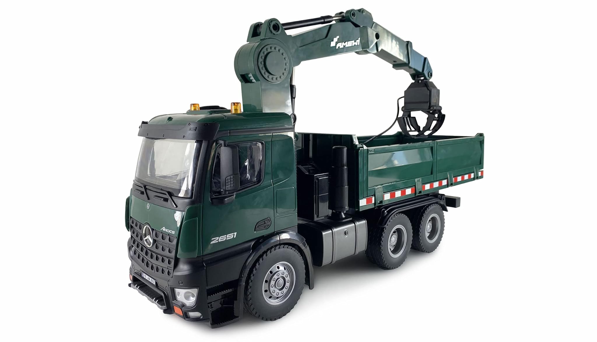 Amewi Mercedes-Benz Arocs Carrozza Ribaltabile RTR, Verde