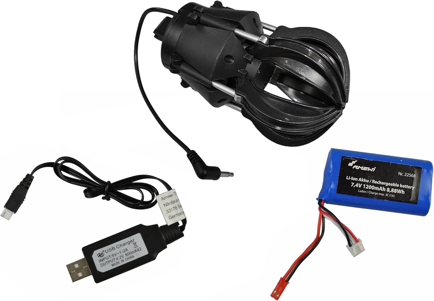 Amewi Mercedes-Benz Arocs Carrozza Ribaltabile RTR, Verde - immagine 6