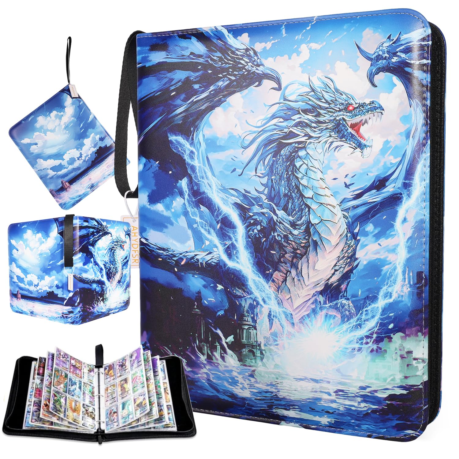 Raccoglitore Carte Collezionabili PU con Cerniera