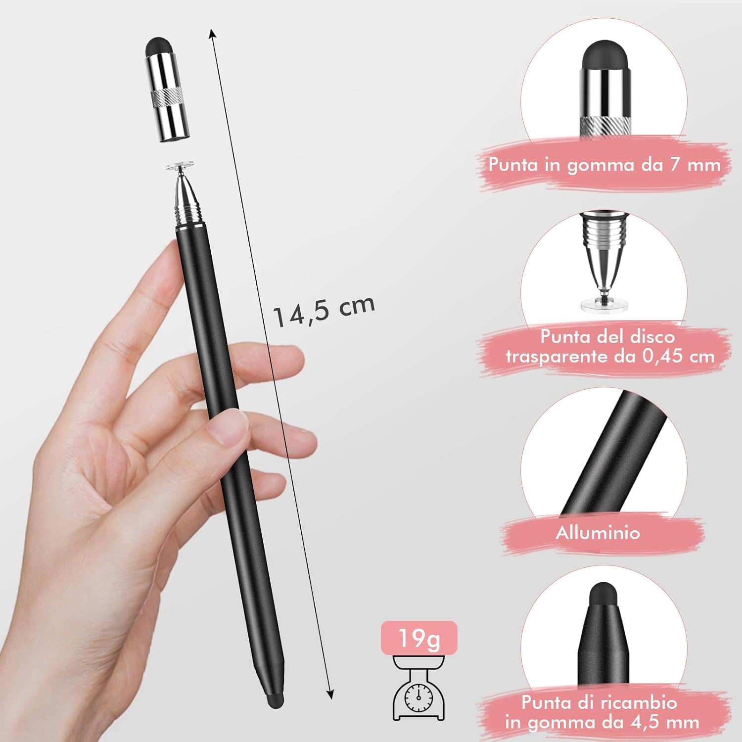 Meko Penna per Tablet 3 in 1 Alta Sensibilità - immagine 6