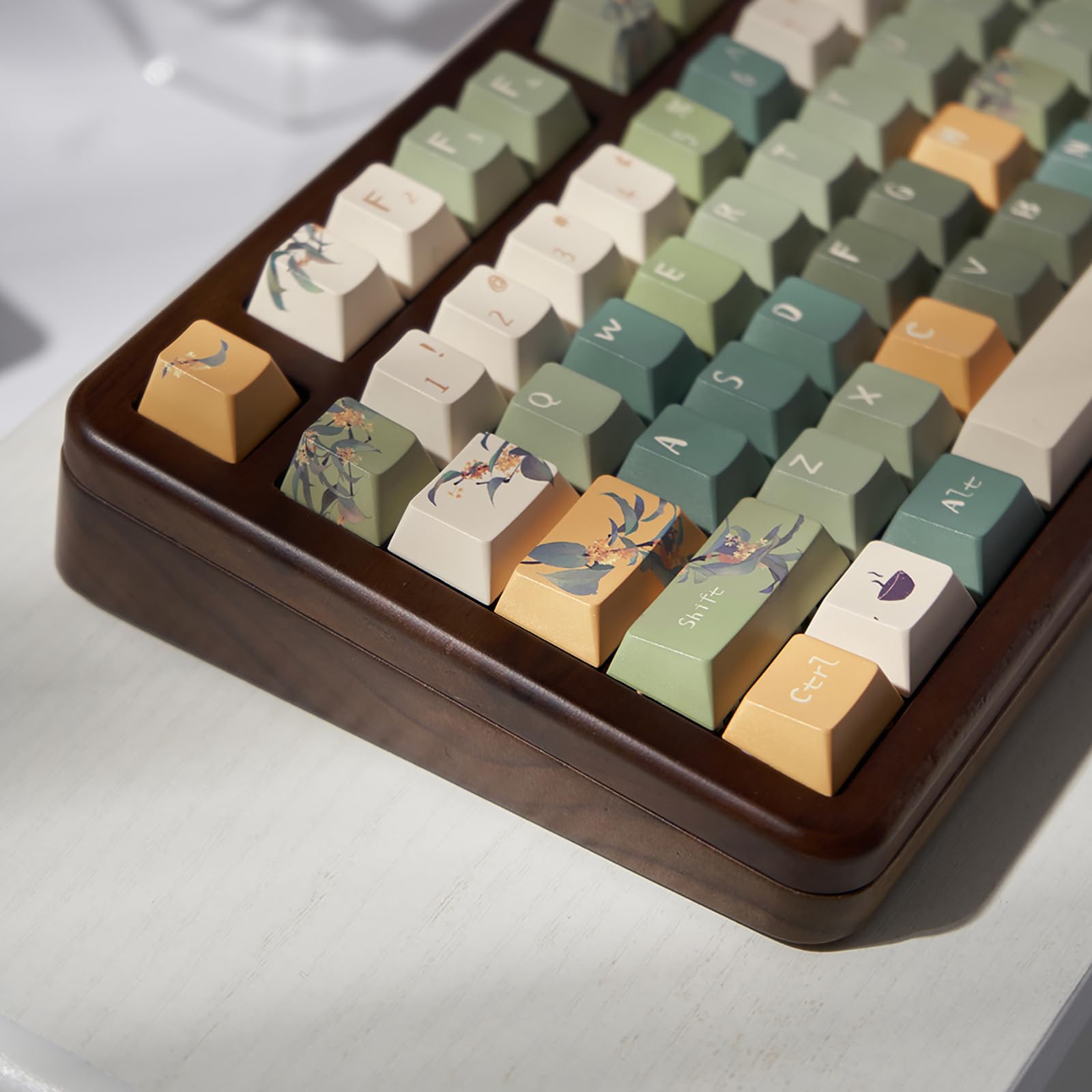 Sumgsn Keycaps 152 Tasti Verde PBT Dye Sub Cherry Profile