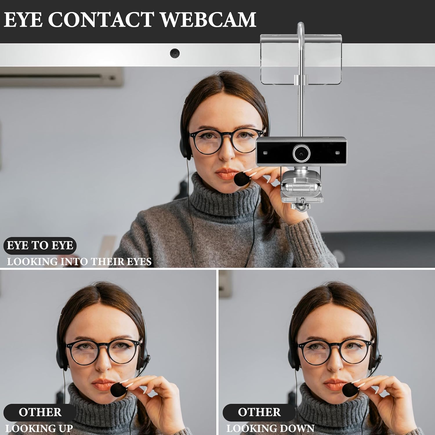 Geekria Supporto Centrale Acrilico per Webcam - immagine 2