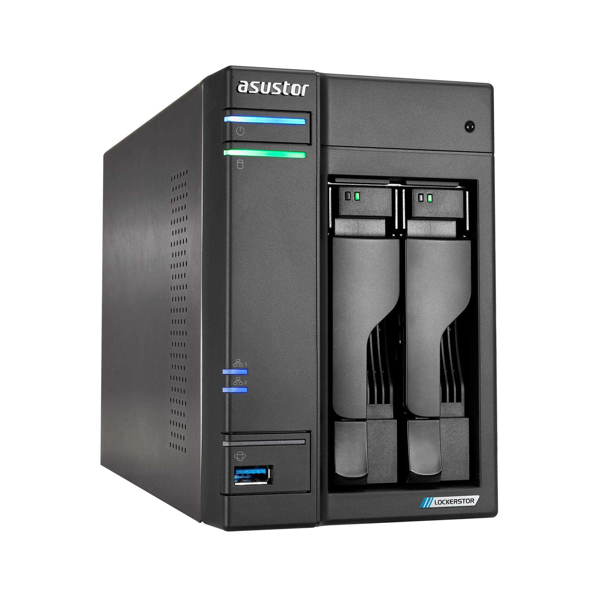 Asustor LOCKERSTOR 2 Gen2 (AS6702T) NAS Escritorio Ethernet Negro N5105
