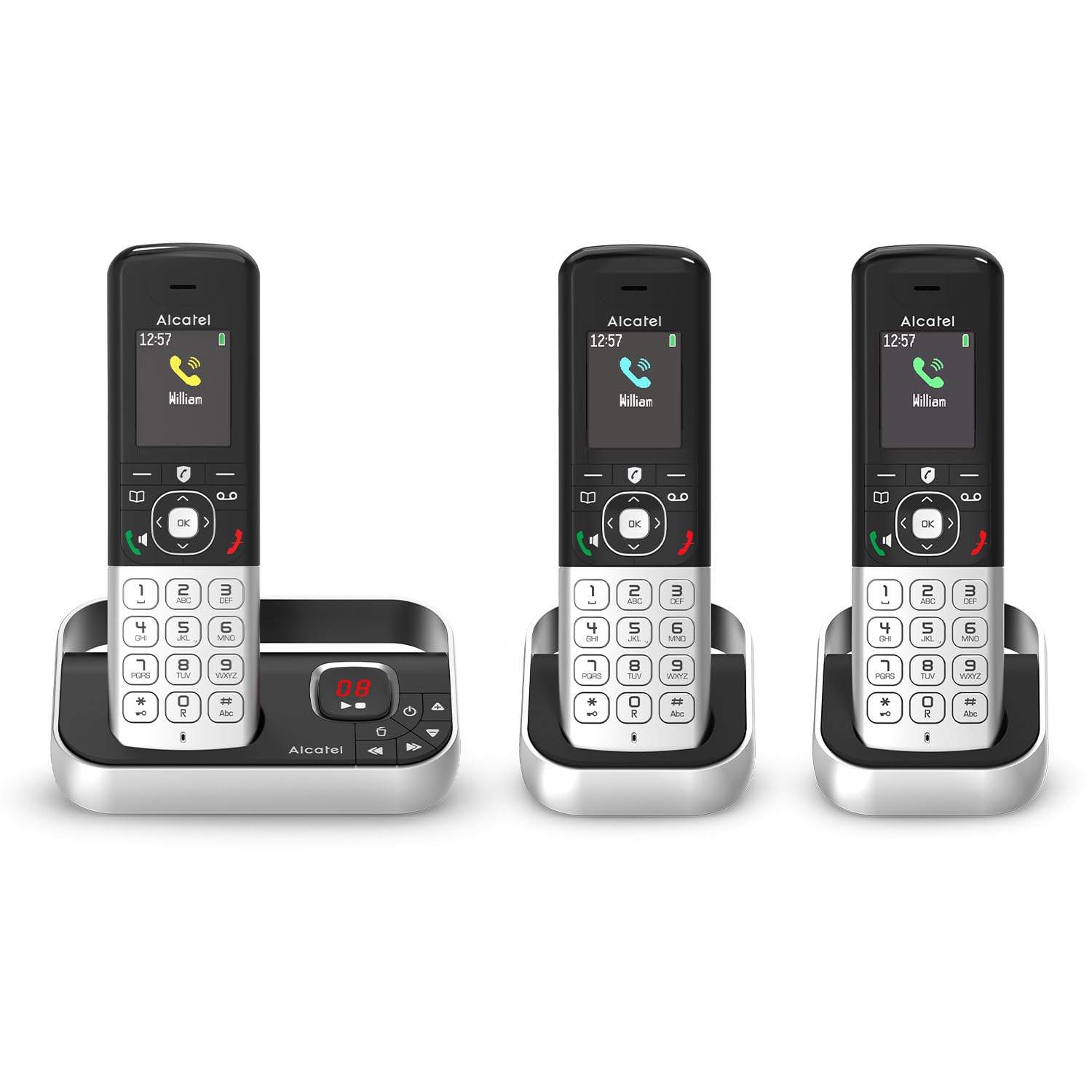 Alcatel FX990 Voice Trio - Telefono cordless DECT