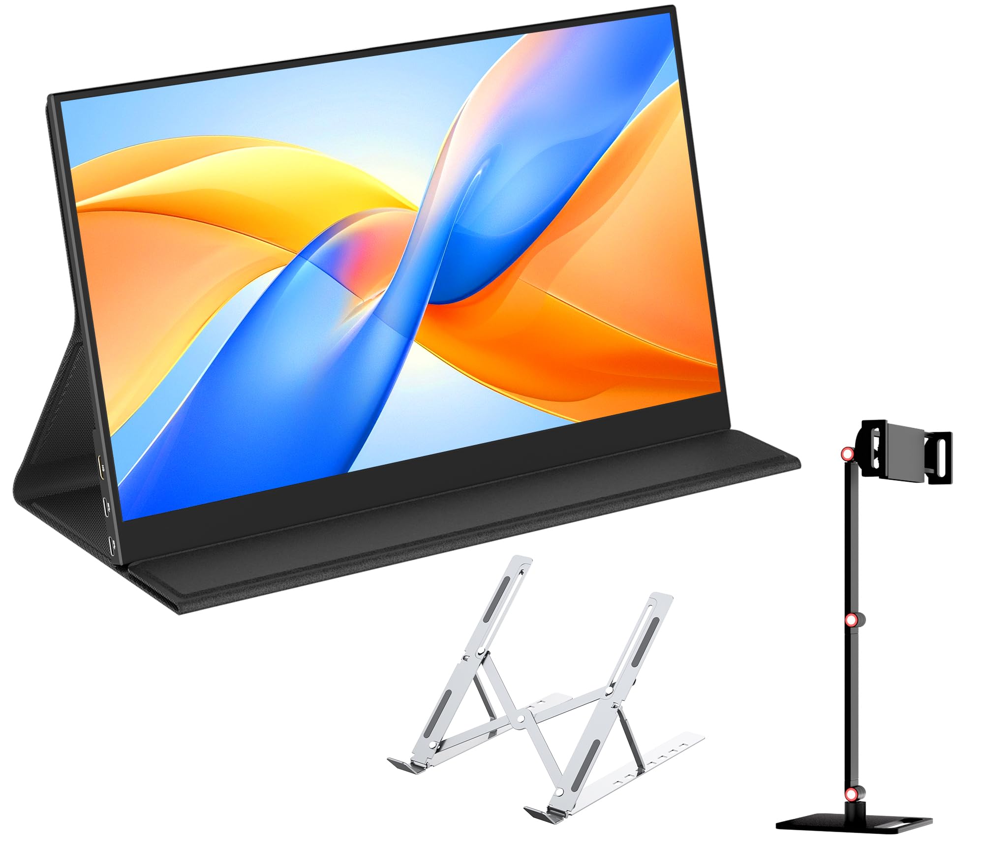 Hongo Monitor Portatile Ultra Sottile 15,6 pollici FHD