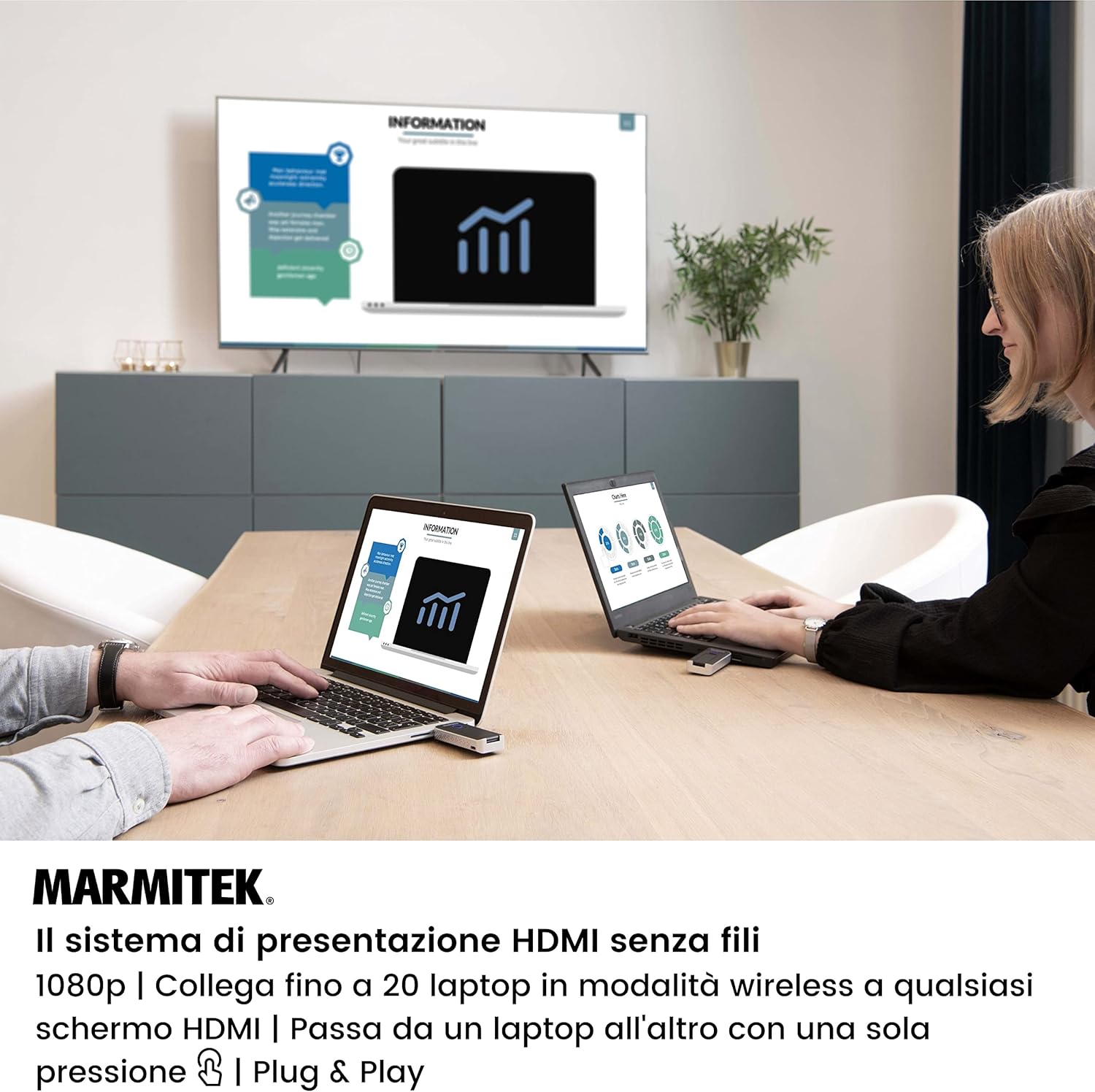 Marmitek STS2 - Presenter Wireless Plug and Play - immagine 2