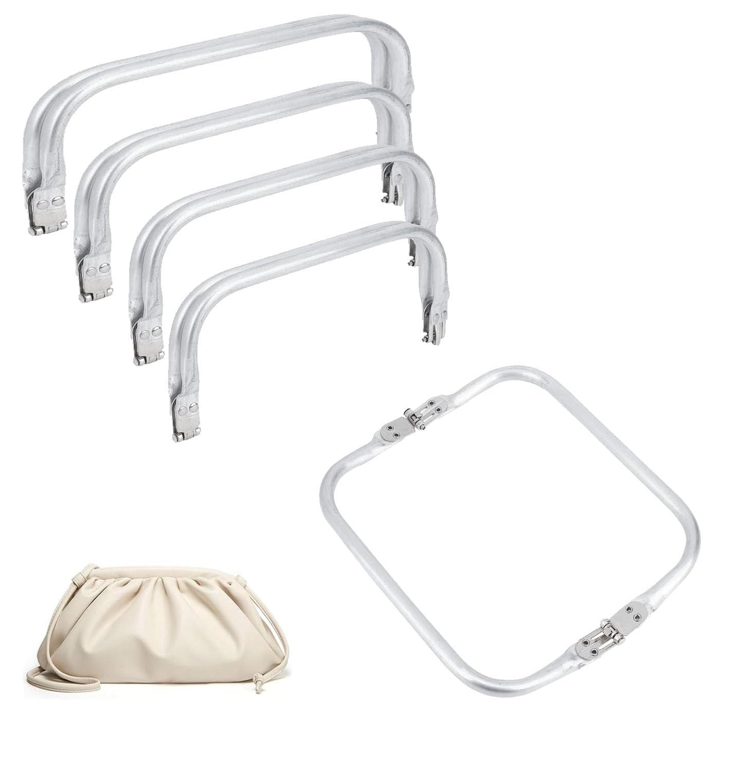 Lucchetto per Borsa a U - Kit 4 Pezzi (16-25 cm)