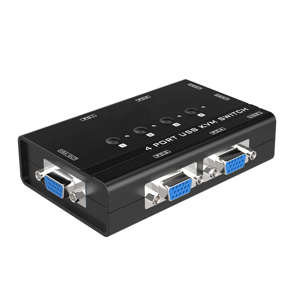 Kalea-informatique Box di Condivisione KVM Switch 4 PC - immagine 2