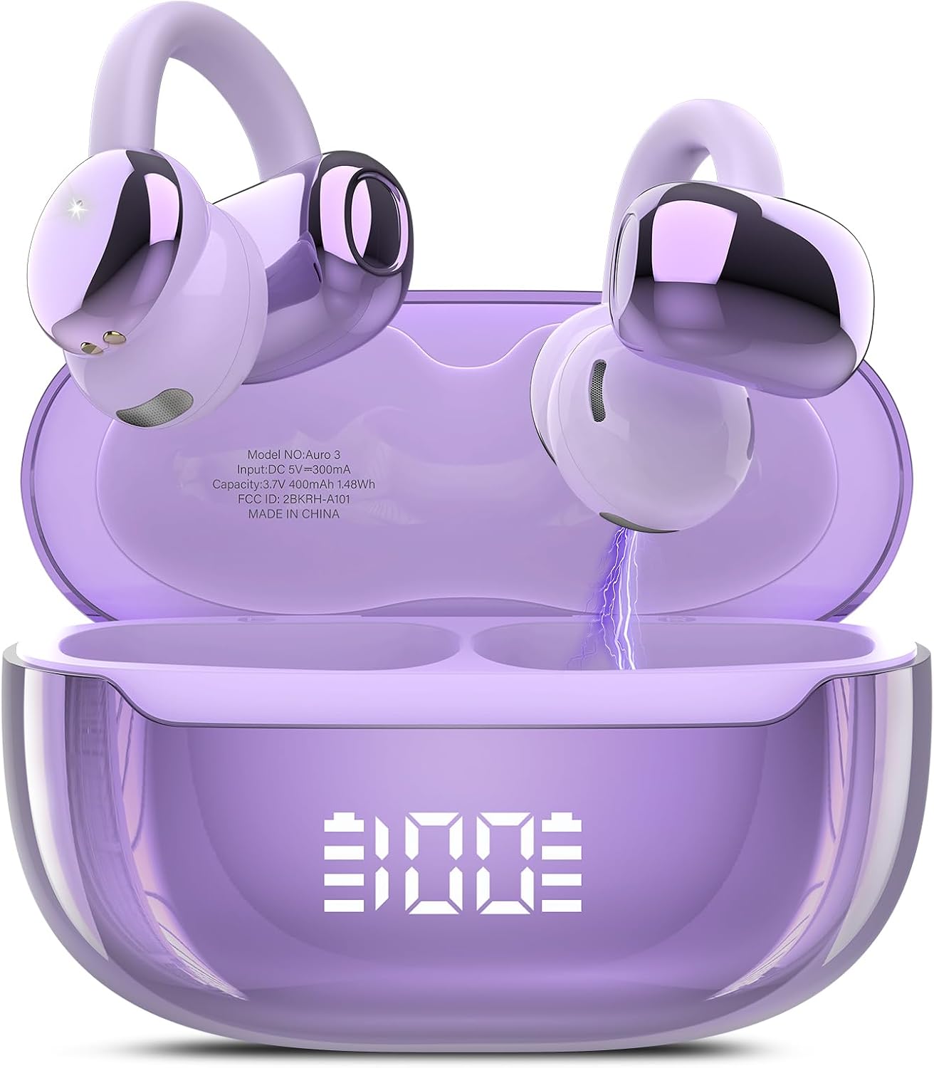 Cuffie Bluetooth 5.4, Auricolari Open Ear Cuffie Clip-On, 48 Ore ...