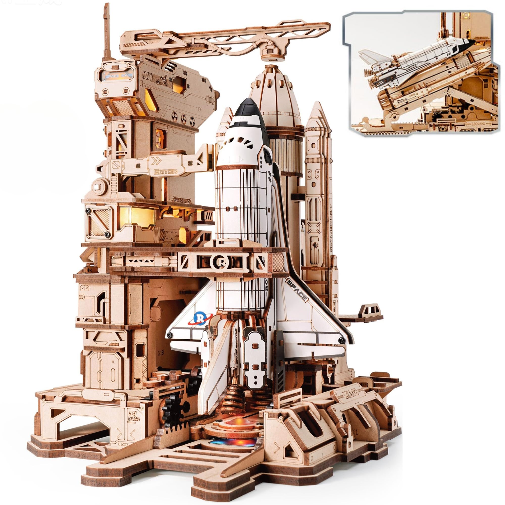 Rokr Puzzle 3D in Legno Navetta Spaziale LKA02