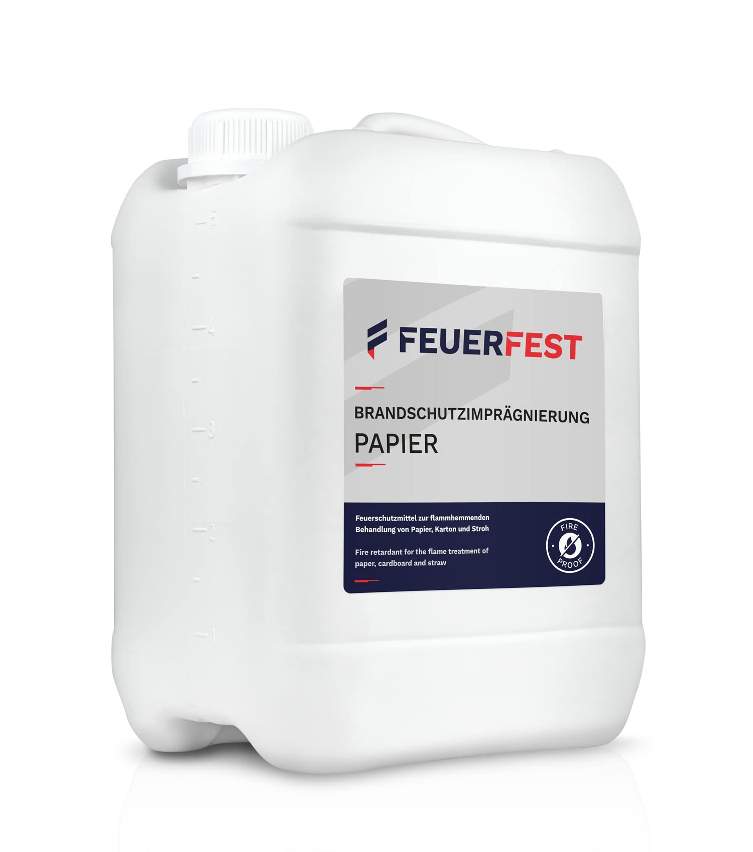 Impregnante Ignifugo 5L per Carta Cartone Paglia