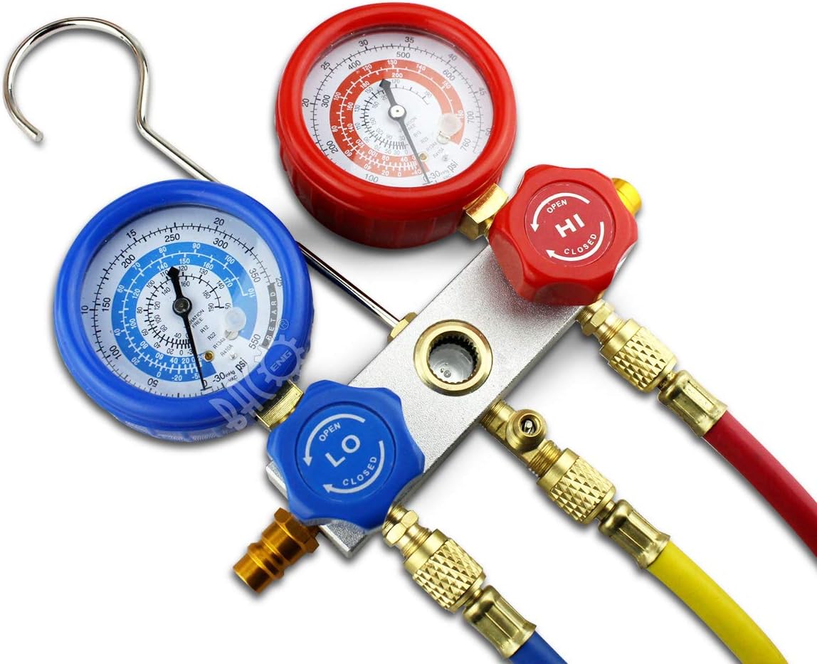 Bacoeng Pompa Vuoto per Condizionatori con Kit Manometri - immagine 3