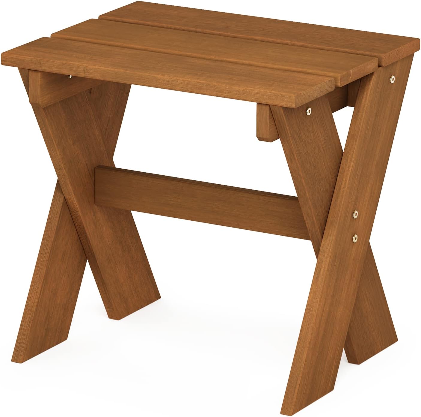 Furinno Tioman Tavolino da Esterno in Legno Duro Naturale