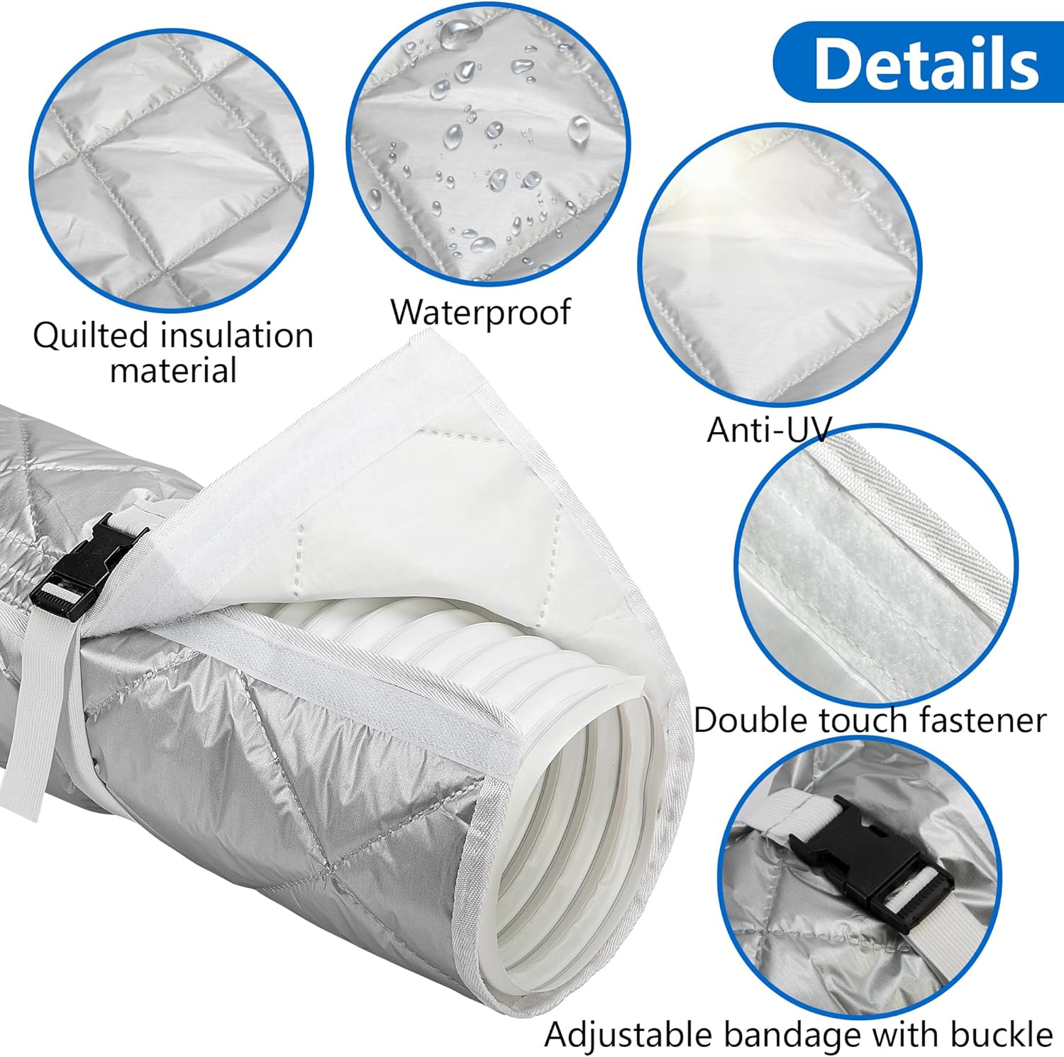 Copertura per Condizionatori Portatili 150x50cm, 2 pezzi - immagine 3