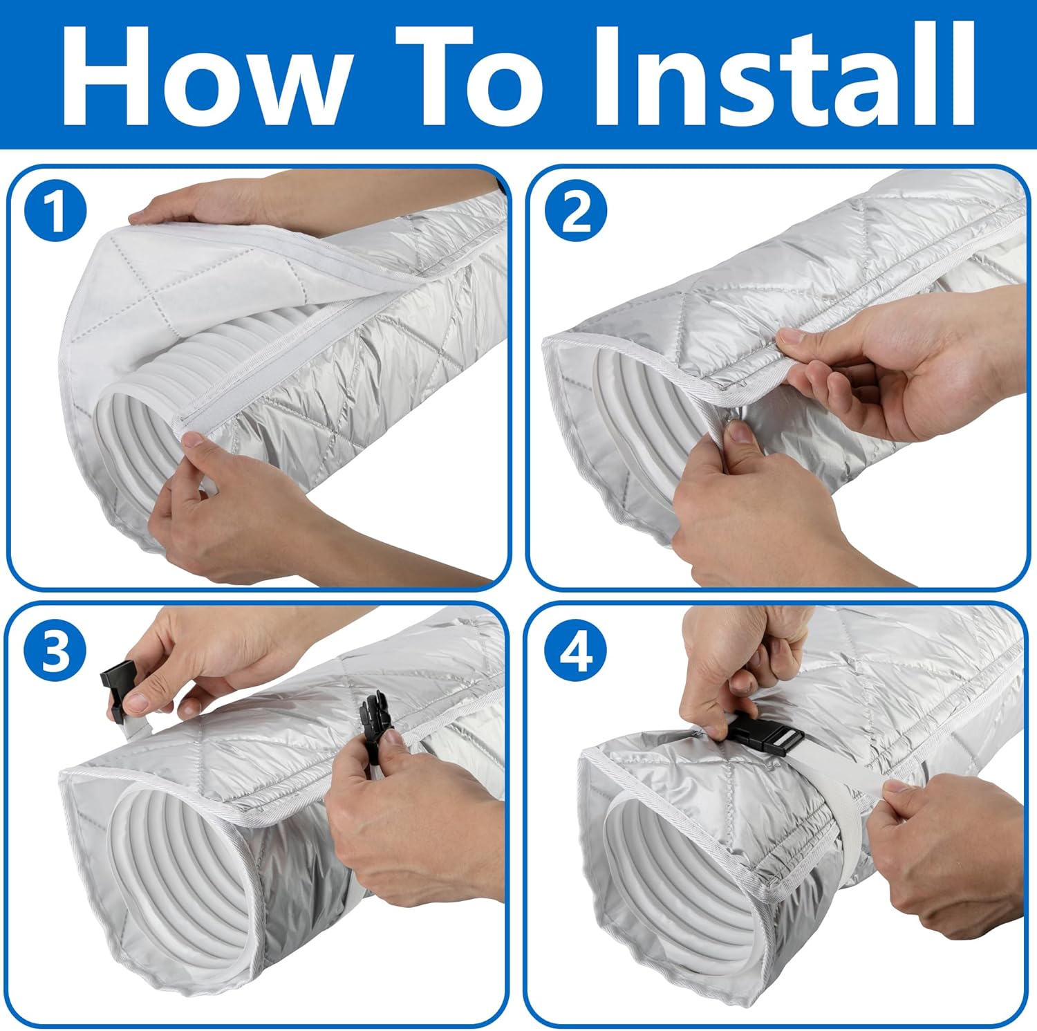 Copertura per Condizionatori Portatili 150x50cm, 2 pezzi - immagine 4