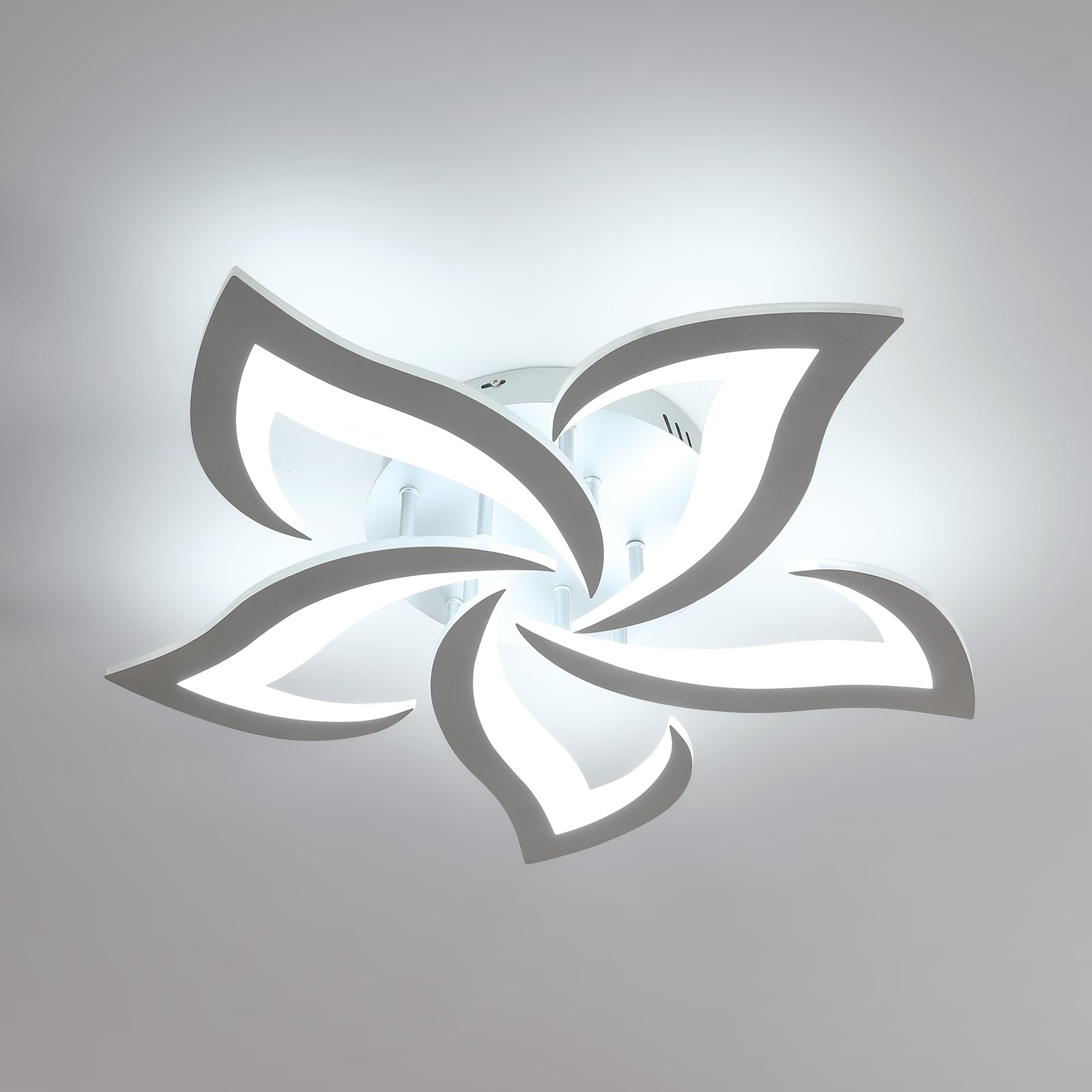 Plafoniera LED Soffitto Moderna a 5 Petali 60W 6500K