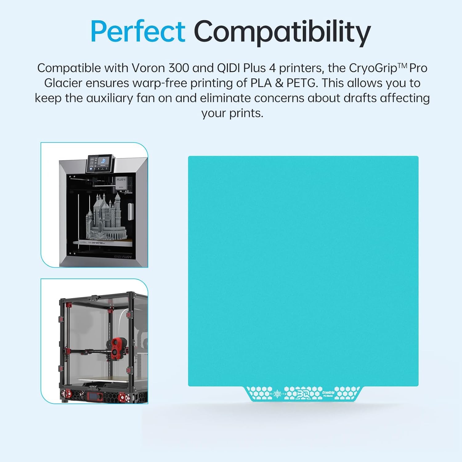 BIQU CryoGrip Pro Glacier - Build Plate per Voron 350 - immagine 5