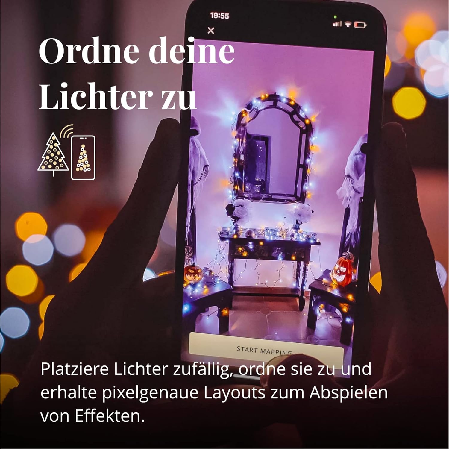 Twinkly Strings 400 LED Bianchi Smart Home 32m - immagine 5