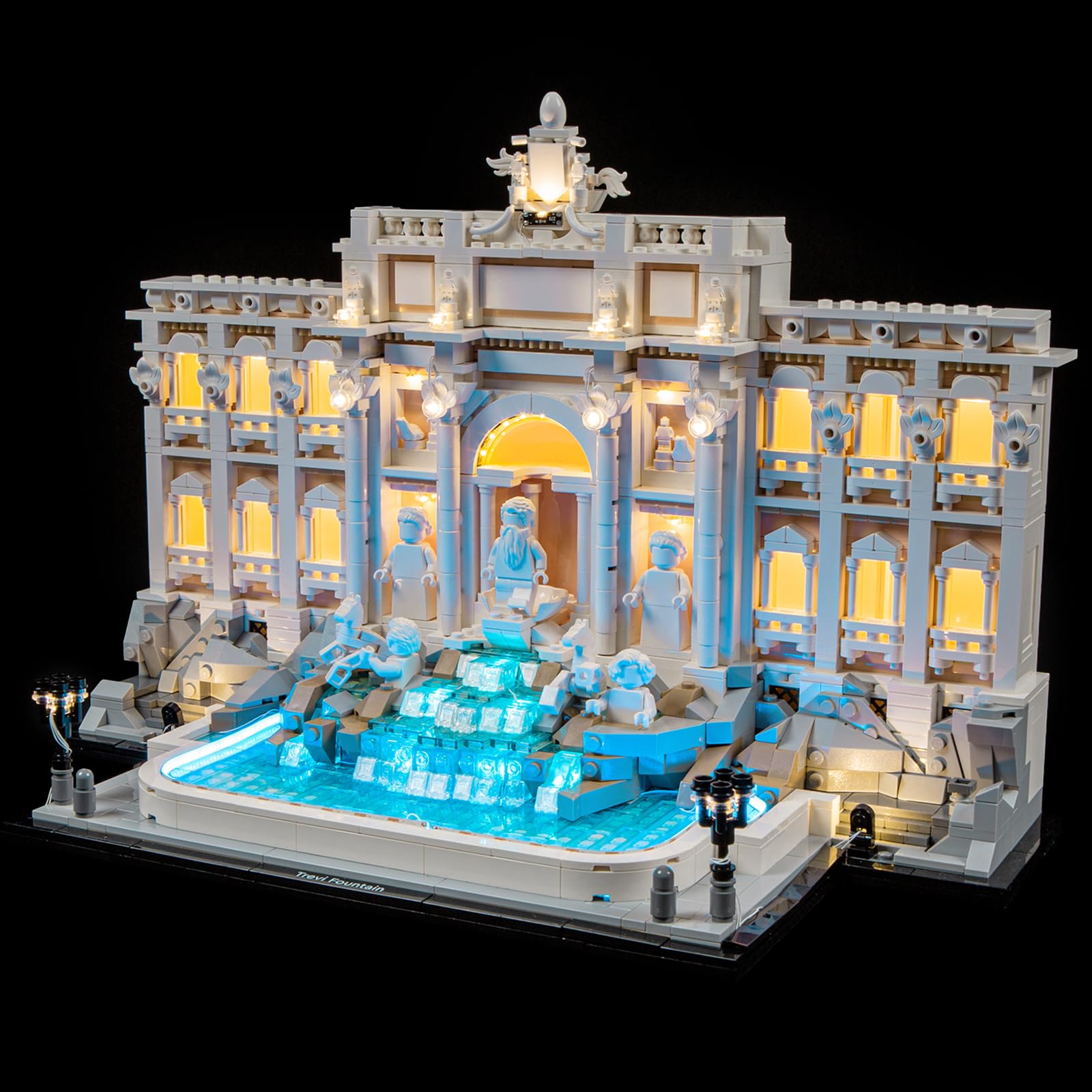 Yeabricks Kit Luci a LED per Architecture Fontana di Trevi
