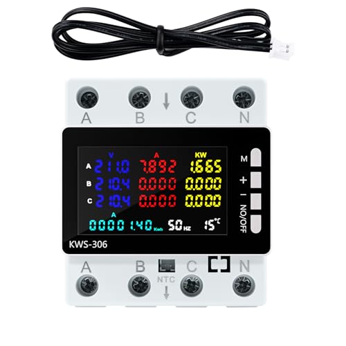 Contatore Energia Elettrica Trifase 80A 220V