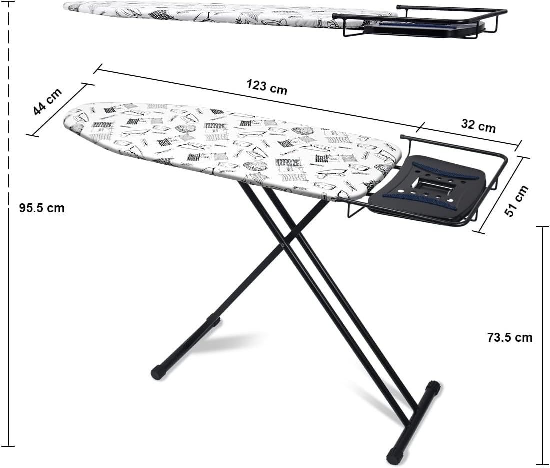Duwee Asse da Stiro Extra Large con Supporto Ferro - immagine 2